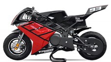 Motocicleta electrica Pocket Bike NITRO Eco TRIBO 1060W 36V Rosu