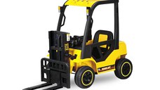 Motostivuitor electric pentru copii, Kinderauto Forklift, 90W, 12V, echipat STANDARD, galben
