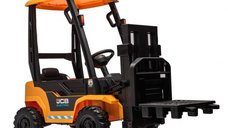 Motostivuitor electric pentru copii, licenta JCB 70W, 12V, echipat STANDARD, galben