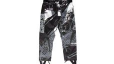 Pantaloni KIMO Kids BRO Motocross cu aparatori pentru copii, culoare negru