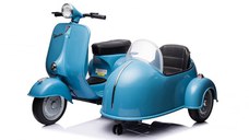 Scuter electric cu atasament Piaggio VESPA 150 VL1T 110W 12V 10Ah, culoare albastra