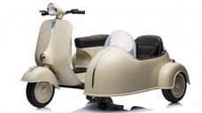 Scuter electric cu atasament Piaggio VESPA 150 VL1T 110W 12V 10Ah, culoare Bej