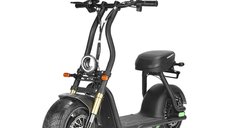 Scuter electric pentru adulti Solley Mini F1, 1000W putere, baterie Li-Ion 48V 13Ah, culoare neagra