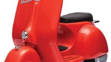 Scuter electric Piaggio VESPA 150 VL1T 110W 12V 7Ah, roti moi, scaun tapitat, culoare rosie