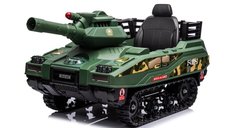 Tanculet electric pentru copii Kinderauto Commander 110W 12V 12Ah, color Army Green