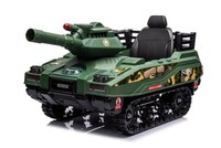 Tanculet electric pentru copii Kinderauto Commander 110W 12V 12Ah, color Army Green - 1