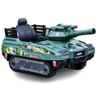 Tanculet electric pentru copii Kinderauto Commander, 240W, 24V 12Ah, Army Green - 1