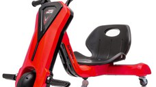 Tricicleta electrica pentru copii intre 4 si 7 ani, Kinderauto Slider 360 12V, culoare rosie