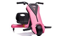 Tricicleta electrica pentru copii, Kinderauto Slider 360 12V, culoare roz