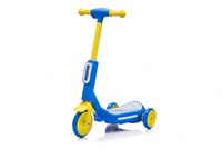 Trotineta electrica cu aburi si lumini pentru copii, cu 3 roti, stabila, Kinderauto Aquamist, 30W, 6V 4.5Ah, albastra - 1