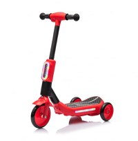 Trotineta electrica cu aburi si lumini pentru copii, cu 3 roti, stabila, Kinderauto Aquamist, 30W, 6V 4.5Ah, rosie - 1