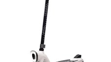 Trotineta electrica pentru copii Kinderauto BJKL168, 45W, 12V 7Ah, lumini ambientale, roti moi, alba