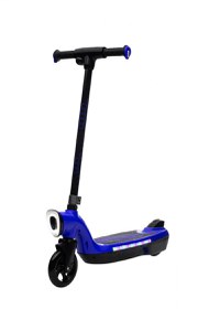 Trotineta electrica pentru copii Kinderauto BJKL168, 45W, 12V 7Ah, lumini ambientale, roti moi, albastra - 1