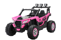 UTV electric 4x4, pentru 2 copii, Kinderauto RZR2000, 180W, 12V, echipare PREMIUM, roz - 1