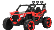 UTV electric 4x4, pentru 2 copii, Kinderauto RZR2000 180W 12V PREMIUM, rosu