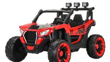 UTV electric 4x4, pentru 2 copii, Kinderauto RZR2000 180W 12V PREMIUM, rosu