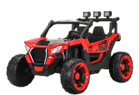 UTV electric 4x4, pentru 2 copii, Kinderauto RZR2000 180W 12V PREMIUM, rosu - 1