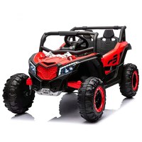 UTV electric Kinderauto Warrior 4x4, 120W, 12V, 7Ah, pentru copii 2-6 ani, echipare Premium, rosu - 1