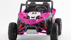UTV electric pentru 2 copii, Kinderauto Arrow Dune-Buggy, 300W, 24V, premium, Roz