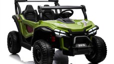UTV electric pentru 2 copii Kinderauto Buggy-Truck 200W 12V, premium, culoare Army green