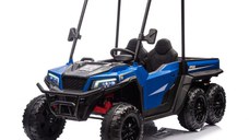 UTV electric pentru 2 copii Kinderauto Gladiator 180W 12V PREMIUM, culoare albastra