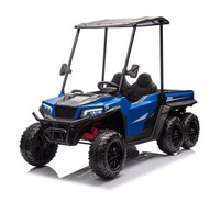 UTV electric pentru 2 copii Kinderauto Gladiator 180W 12V PREMIUM, culoare albastra - 1