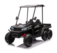 UTV electric pentru 2 copii, Kinderauto Gladiator, putere 180W, 12V, echpare PREMIUM, bluetooth, negru - 1