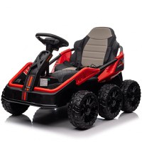 UTV electric pentru 2 copii Kinderauto MoonRider 6x6 180W 24V premium, rosu - 1