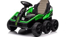 UTV electric pentru 2 copii Kinderauto MoonRider 6x6 180W 24V premium, verde