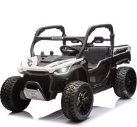 UTV electric pentru 2 copii Kinderauto Ranger 4x4 Sport 300W 24V premium, culoare alba - 1