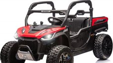UTV electric pentru 2 copii Kinderauto Ranger 4x4 Sport 300W 24V premium, culoare rosie