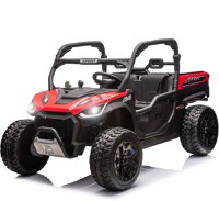 UTV electric pentru 2 copii Kinderauto Ranger 4x4 Sport 300W 24V premium, culoare rosie - 1