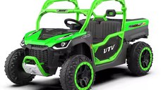 UTV electric pentru 2 copii Kinderauto Ranger 4x4 Sport 300W 24V premium, culoare verde