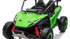 UTV electric pentru 2 copii, Kinderauto Vector Dune-Buggy, 300W, 24V, echipare premium, verde