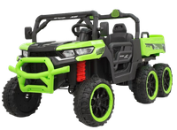 UTV electric pentru 2 copii Kinderauto X-Force 300W 24V premium, culoare verde - 1