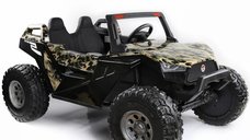 UTV electric pentru 4 copii, Kinderauto Buggy XXL , 500W 24V 14Ah, camuflaj print