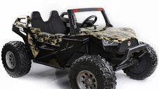 UTV electric pentru 4 copii, Kinderauto Buggy XXL , 500W 24V 14Ah, camuflaj print