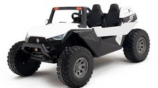 UTV electric pentru 4 copii, Kinderauto Buggy XXL , 500W 24V 14Ah, culoare alba