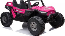 UTV electric pentru 4 copii, Kinderauto Buggy XXL , 500W 24V 14Ah, culoare roz