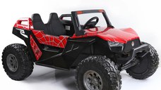 UTV electric pentru 4 copii, Kinderauto Buggy XXL , 500W 24V 14Ah, Spider print