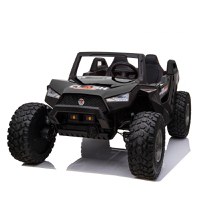 UTV electric pentru copii 3-12 ani BJX1928, 4x4, 300W, 24V, echipare PREMIUM  Negru - 1