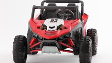 UTV electric pentru copii, Kinderauto Arrow Dune-Buggy, 300W, 24V, echipare premium, rosu