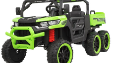 UTV electric pentru copii Kinderauto X-Force 300W 24V, verde premium