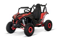 UTV electric pentru copii NITRO GoKid Savana 1200W 48V  Rosu - 1