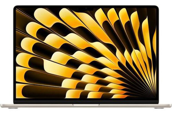 Laptop Apple MacBook Air 15 (Procesor Apple M4 (10-core CPU), 15.3inch Liquid Retina, 16GB, 512GB SSD, Apple M4 10-core GPU, Mac OS, Layout INT,  Manual RO, Auriu)
