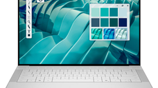 Laptop Dell 14 Premium DA14250, Intel Core Ultra 7 255H, OLED Touch 3.2K 120 Hz, 32 GB RAM, 1 TB SSD, RTX 4050, Windows 11 Pro, Argintiu