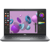 Laptop Dell Precision 3480 (Procesor Intel® Core™ i7-1370P (24M Cache, up to 5.20 GHz) 14inch FHD, 16GB, 512GB SSD, nVidia RTX A500 @4GB, Windows 11 Pro, Gri) - 1