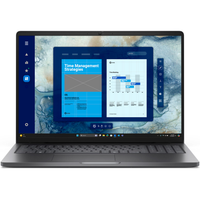 Laptop Dell Pro 16 PC16250 (Procesor Intel® Core™ 5 220U (12M Cache, up to 5.0 GHz), 16inch FHD+, 16GB DDR5, 512GB SSD, Intel Graphics, Windows 11 Pro, Negru) - 1
