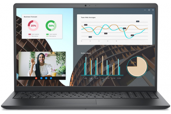 Laptop Dell Vostro 3530 (Procesor Intel® Core™  i3-1305U (10M Cache, up to 4.50 GHz) 15.6inch FHD, 8GB, 512GB SSD, Intel UHD  Graphics, Ubuntu, Negru)