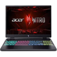 Laptop Gaming Acer Nitro 16 AN16 (Procesor Intel Core i7-13700H (24M Cache, up to 5.00 GH), 16inch WUXGA, 16GB, 512GB SSD, nVidia GeForce RTX 4050 @6GB, Negru) - 1